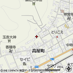 岡山県井原市高屋町889周辺の地図