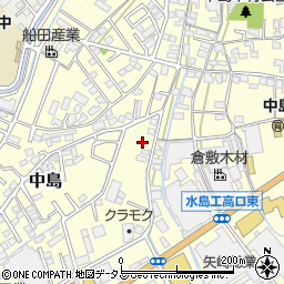 岡山県倉敷市中島1042周辺の地図