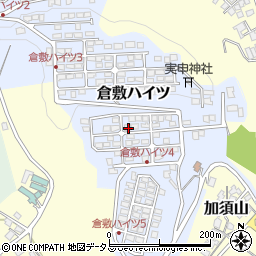 岡山県倉敷市倉敷ハイツ10-19周辺の地図