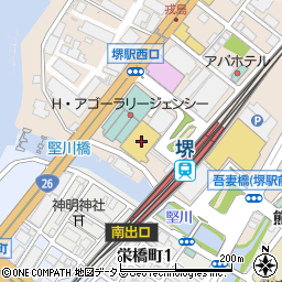 藤よし堺駅前店周辺の地図