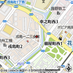 戎島金属工業株式会社周辺の地図