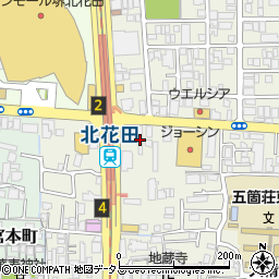 賃貸住宅サービス　北花田店周辺の地図