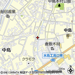 岡山県倉敷市中島1044周辺の地図