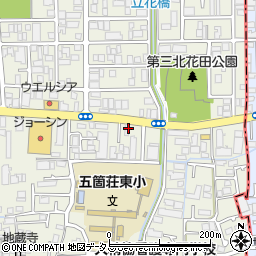 開成教育セミナー　北花田教室周辺の地図