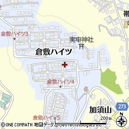 岡山県倉敷市倉敷ハイツ10-10周辺の地図