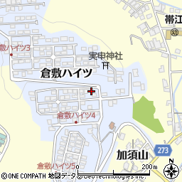 岡山県倉敷市倉敷ハイツ10-12周辺の地図