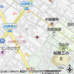 三重県松阪市川井町956-10周辺の地図