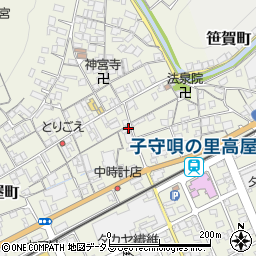 岡山県井原市高屋町465周辺の地図