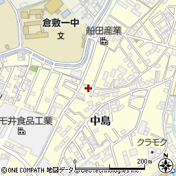 岡山県倉敷市中島1196周辺の地図