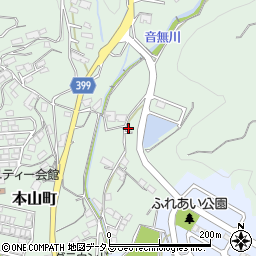 広島県府中市本山町154周辺の地図