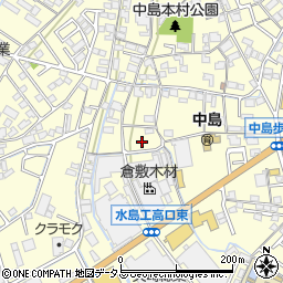 岡山県倉敷市中島1018周辺の地図