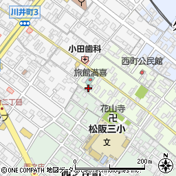 三重県松阪市西町2586-3周辺の地図