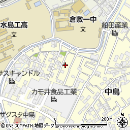 岡山県倉敷市中島1108周辺の地図