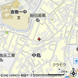 岡山県倉敷市中島1093周辺の地図