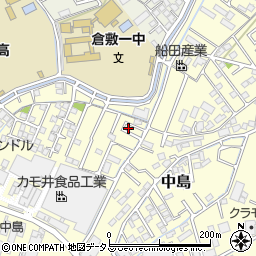 岡山県倉敷市中島1103周辺の地図