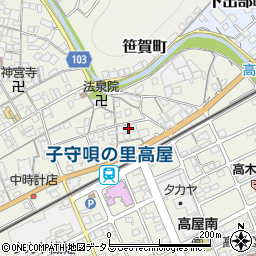 岡山県井原市高屋町499周辺の地図