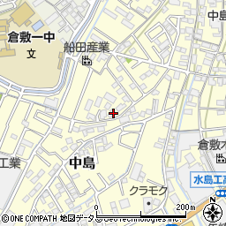 岡山県倉敷市中島1090周辺の地図