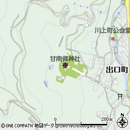 甘南備神社周辺の地図