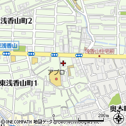 関西みらい銀行浅香支店周辺の地図
