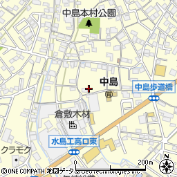 岡山県倉敷市中島658周辺の地図