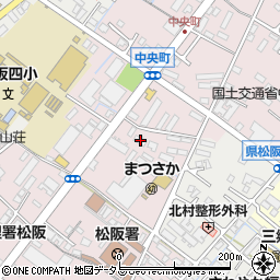 三重県松阪市中央町497周辺の地図