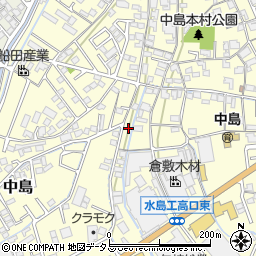 岡山県倉敷市中島1045周辺の地図