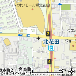 りそな銀行北花田駅前 ＡＴＭ周辺の地図