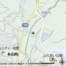 広島県府中市本山町178周辺の地図