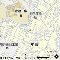 岡山県倉敷市中島1097周辺の地図