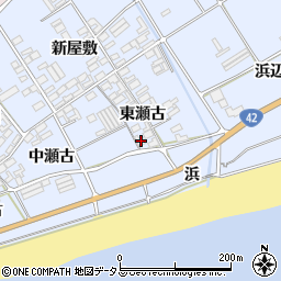 愛知県田原市日出町東瀬古811周辺の地図