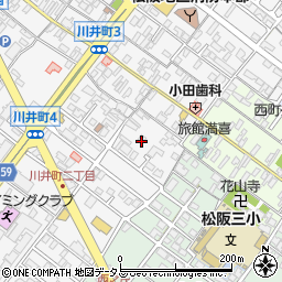三重県松阪市川井町958-2周辺の地図