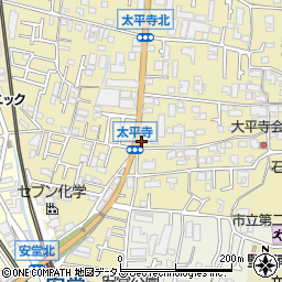 シャディサラダ館太平寺店周辺の地図