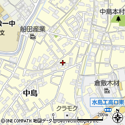 岡山県倉敷市中島1210周辺の地図