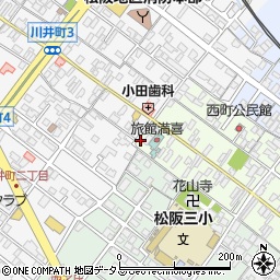 三重県松阪市西町2593-1周辺の地図