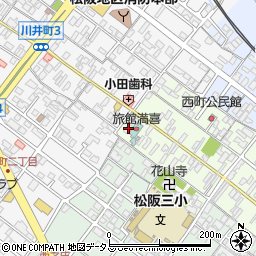 三重県松阪市西町2592-1周辺の地図