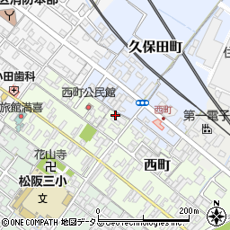 三重県松阪市西町295-1周辺の地図