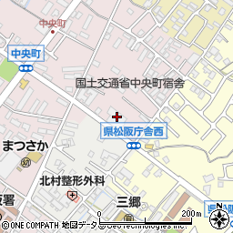 クスリのアオキ　松阪中央店周辺の地図