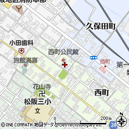 三重県松阪市西町302周辺の地図