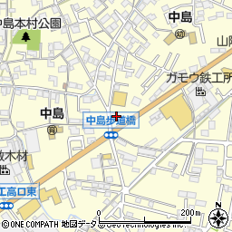 岡山県倉敷市中島667周辺の地図