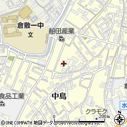 岡山県倉敷市中島1094周辺の地図