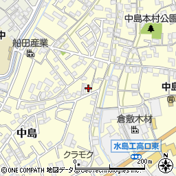 岡山県倉敷市中島1212周辺の地図