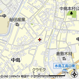 岡山県倉敷市中島1214周辺の地図