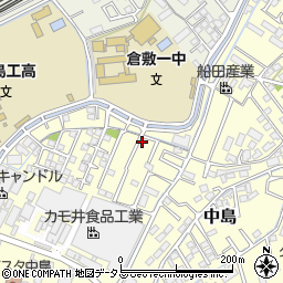岡山県倉敷市中島1106周辺の地図