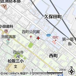 三重県松阪市西町295周辺の地図