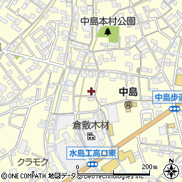 岡山県倉敷市中島1020周辺の地図