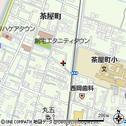 岡山県倉敷市茶屋町1739-41周辺の地図