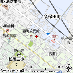 三重県松阪市西町301-3周辺の地図
