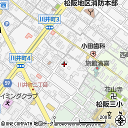 三重県松阪市川井町958-4周辺の地図