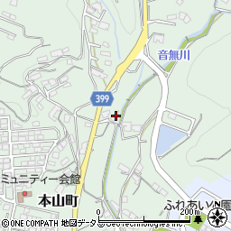 広島県府中市本山町346周辺の地図