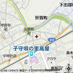 岡山県井原市高屋町503周辺の地図